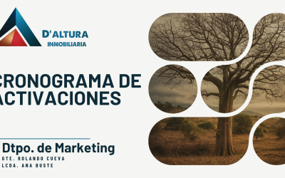 ¡ATENCIÓN A NUESTRO CRONOGRAMA DE ACTIVACIONES!